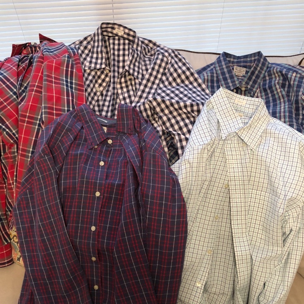 Mens Large Button up-will separate